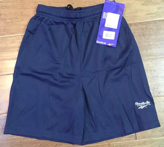 Deadstock Reebok Navy Athletic Mesh Shorts L