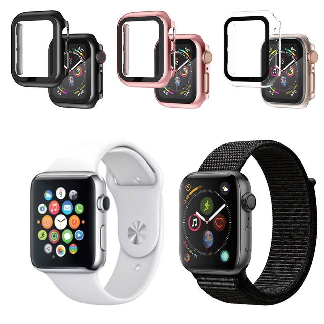 For Apple Watch Series 6 5 4 Screen Protector iWatch 40mm 44mm Matte PC Case