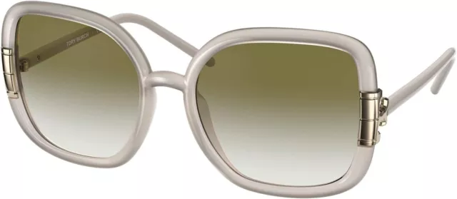 Tory Burch TY9063U 11458E 56mm Women's Sunglasses Milky Ivory/Olive Gradient