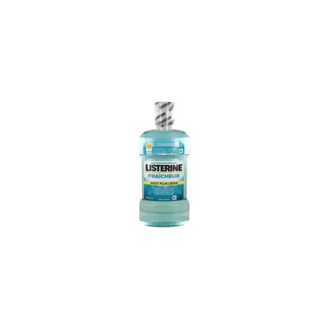 Listerine Bain de Bouche Fraicheur Gout Plus Léger 500Ml