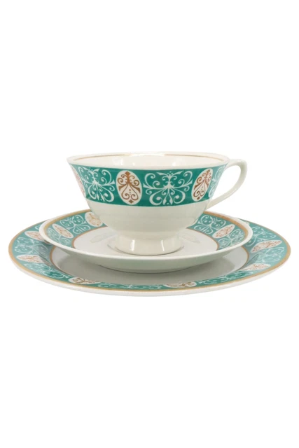 Cubierta de colección LETINA porcelana cinta verde