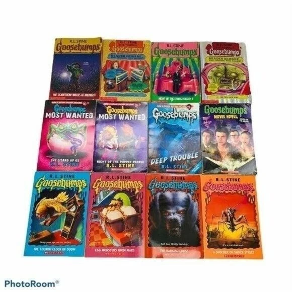 LOT OF 12 Goosebumps Childrens Horror Books By RL Stine Paperback Young ...