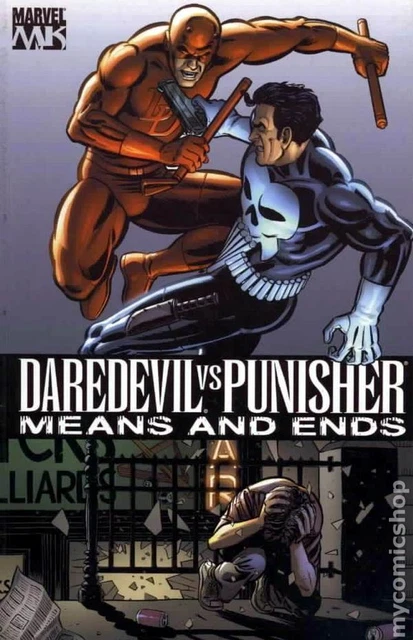 Daredevil vs. Punisher Means and Ends TPB 1st Edition #1-1ST VF 2006 Stock Image