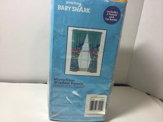 Franco Kids Room Window Curtains Drapes Set, 82" X 63