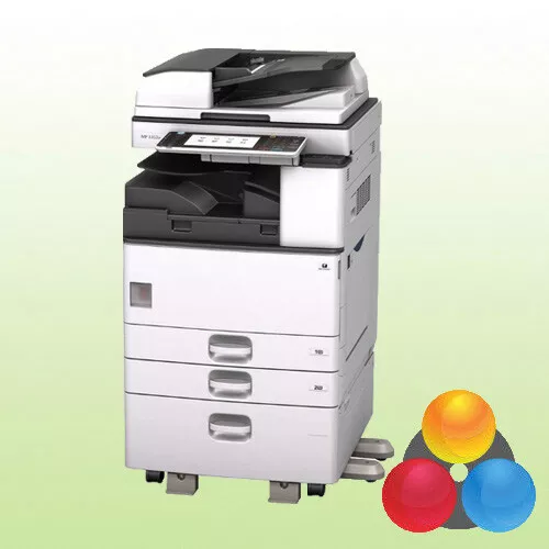 Nashuatec Aficio MP 2553SP Drucker Scanner Kopierer LAN 2.PF Duplex Unterschrank
