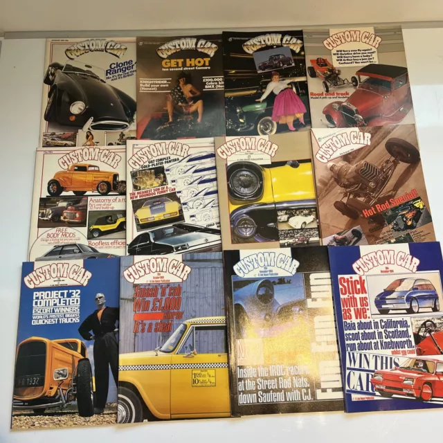 FULL YEAR Custom Car Magazine 1984 With All Centrefold Posters