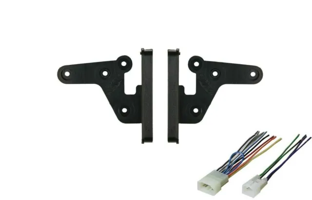 Metra 95-8202 Double-Din Radio Install Dash Kit & Wires for Toyota Car Stereo