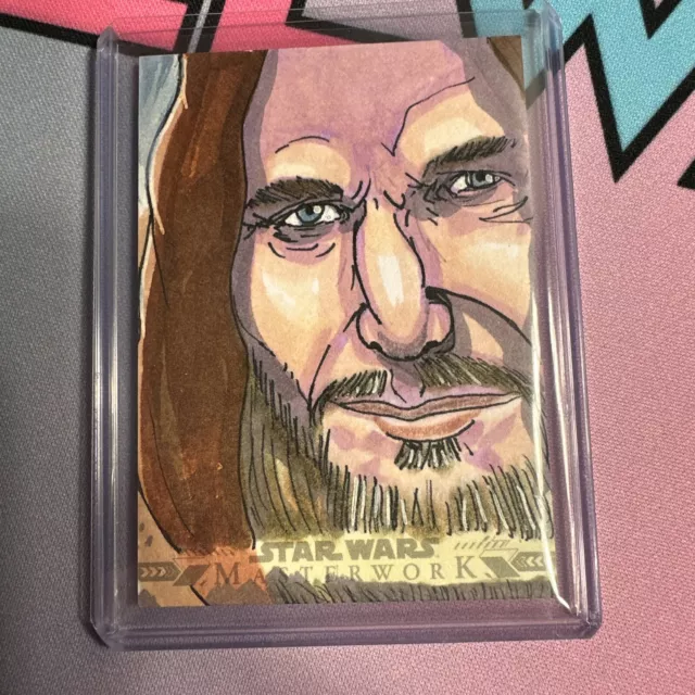 2022 Obi-Wan Kenobi Topps Star Wars Masterwork 1/1 Sketch Card by IT