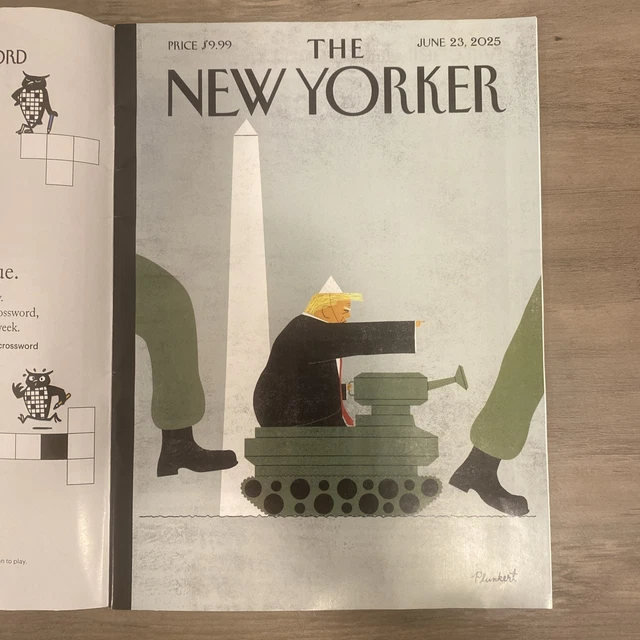 New Issue THE NEW YORKER June 23 2025 Complete Issue Cover by David Plunket ...
