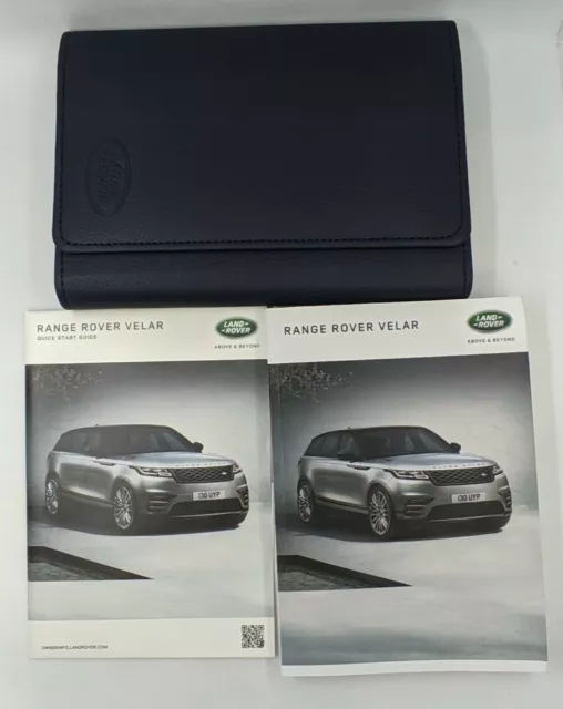 Genuine Range Rover Velar Handbook Owners Manual Wallet 2017-2019 Pack O-989