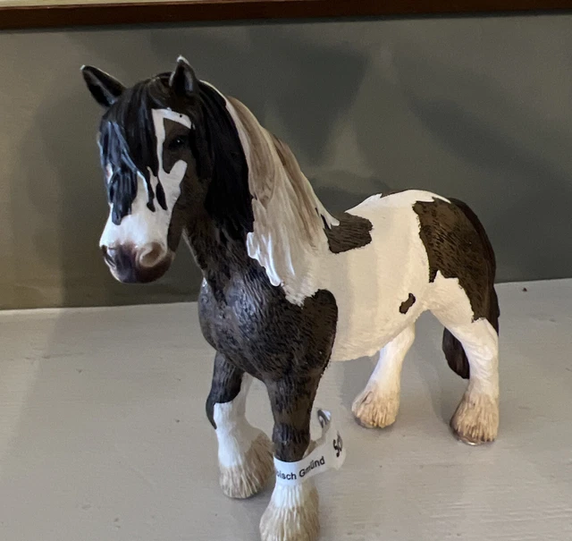 Schleich 2007 Clydesdale Draft Paint Horse Stallion Retired Vintage