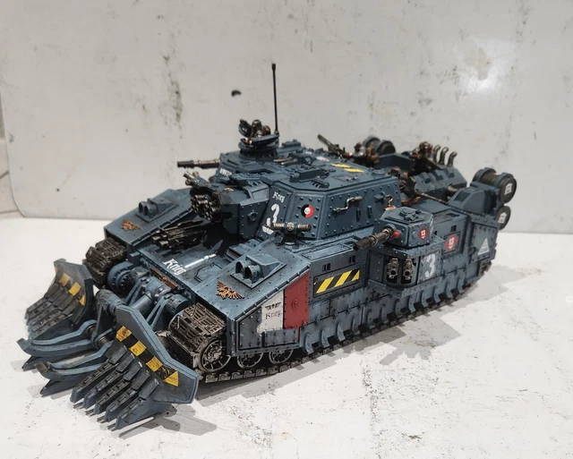 WARHAMMER 40K DEATH Korps Of Krieg Baneblade Stormlord + aratro miniera ...