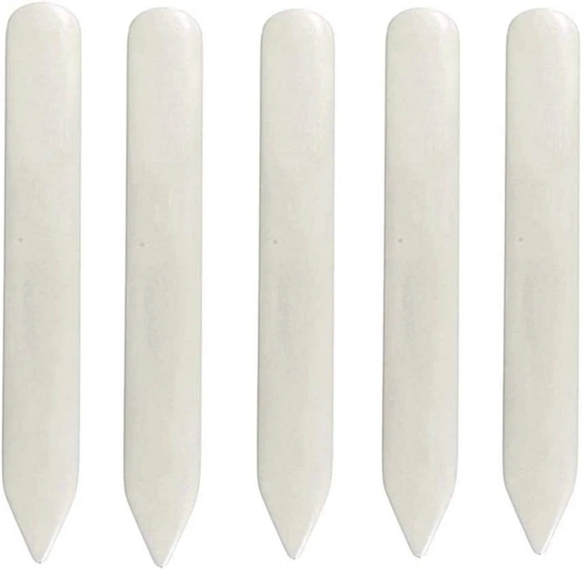 Paquete de 5 herramientas de carpeta ósea natural SevenMye para anotar papel plegable y pliegue para