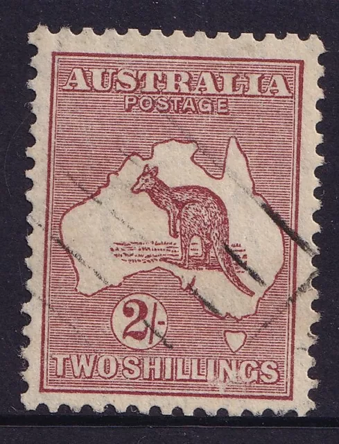 AUSTRALIA KANGAROO 2/ UNLISTED MAJOR SHADING FLAWS Cofa WMK VG - FU 2