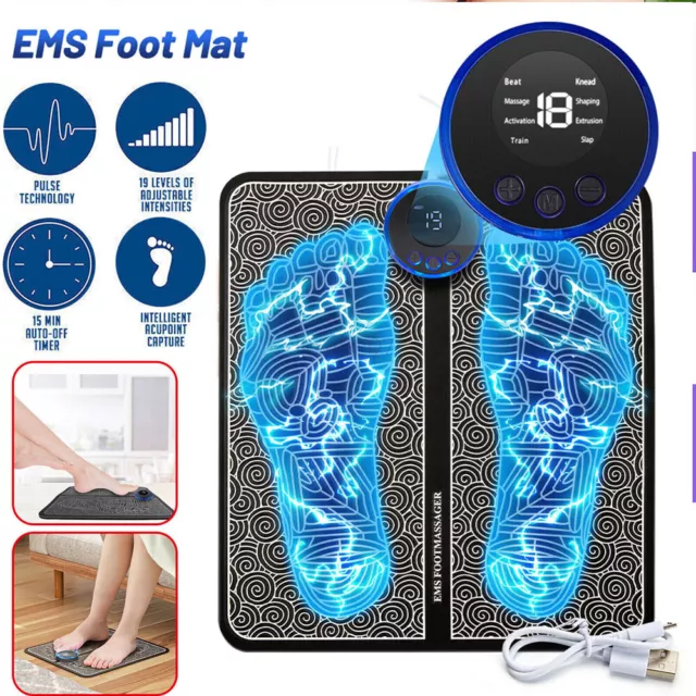 EMS Electric Foot Massager Leg Reshaping Deep Kneading Muscle Pain Relax Machine