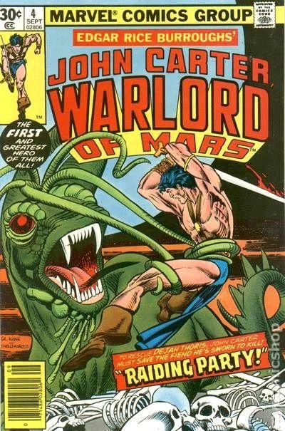 John Carter Warlord of Mars #4 VF 1977 Stock Image