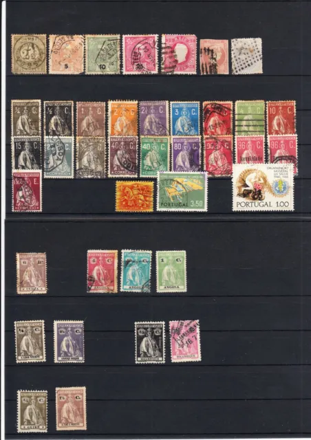 Briefmarken Portugal und Kolonien vor 1950 Lot - Kleine Sammlung