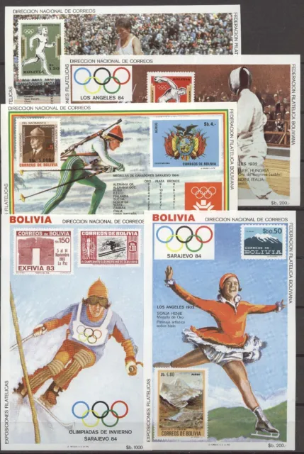 Olympiade 1984, Olympic Games - Bolivien - ** MNH