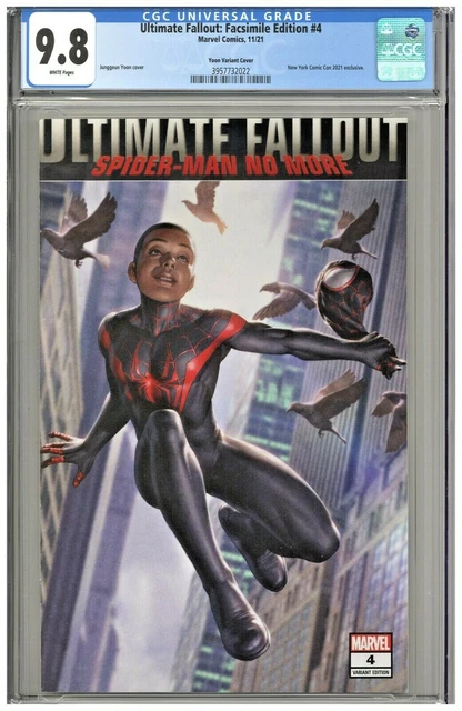 Ultimate Fallout Facsimile Edition #4 CGC 9.8 Yoon Variant Cover Edition NYCC