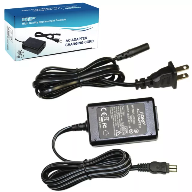 AC Adapter Charger for Sony HandyCam DCR Series Camcorder, AC-L10 AC-L10A AC-L15