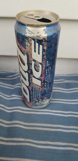 24Oz  Bud Light Ice Alumnum Beer Can Cans Empty Gar Fr 7