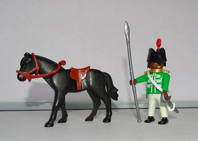 Lot De 5 Playmobil Custom - Hussards Dragons Prusse - Pour Chevalier Autriche - RARE