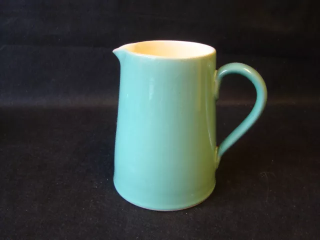 Large Denby Stoneware Manor Green Straight sided Custard Milk Cream Sauce Jug