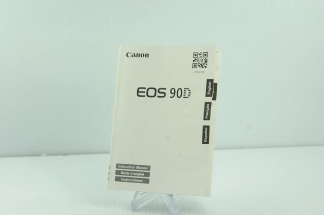 Guía manual de instrucciones de usuario Canon 90D #G916