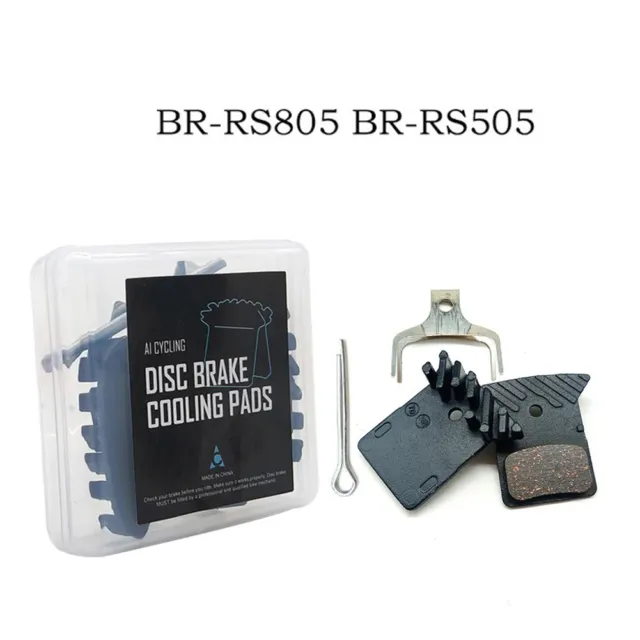 MTB Resin-Cooling Fin Ice Tech Disc Brake Pads For-shimano BR-RS805 BR-RS505