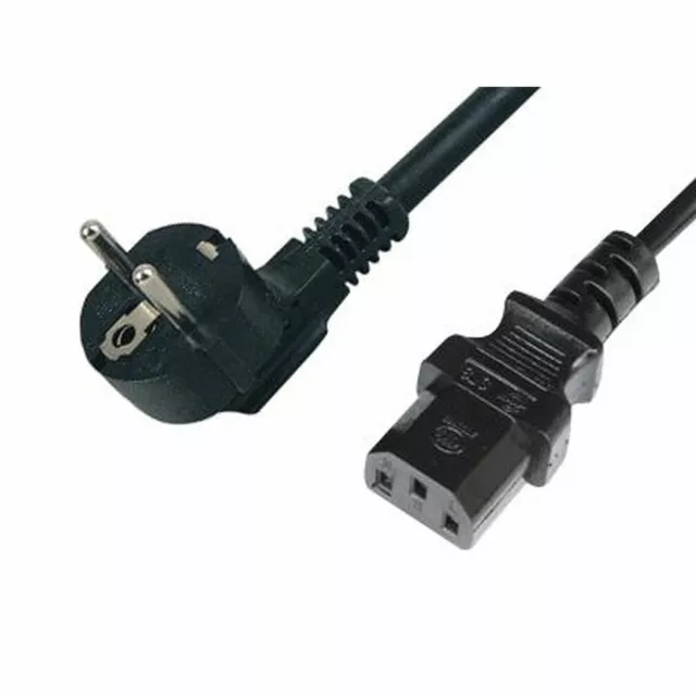 Cable de Alimentación PC   de Schuko - IEC de 1,8 Mts