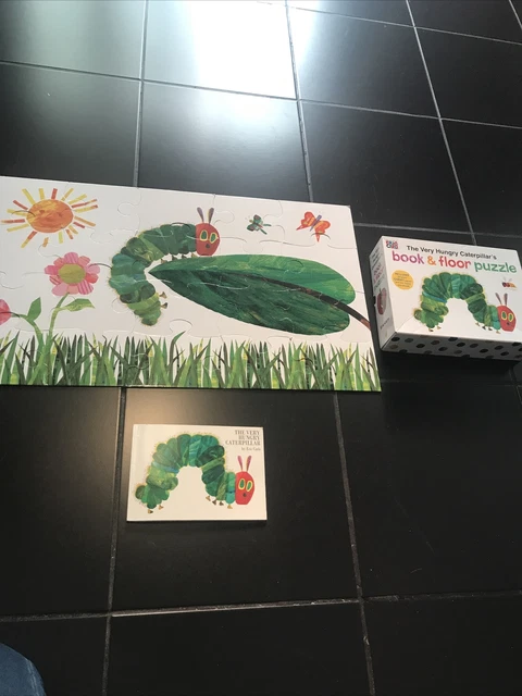 ERIC CARLE THE very Hungry Caterpillar book & floor puzzle boxed vgc £9 ...