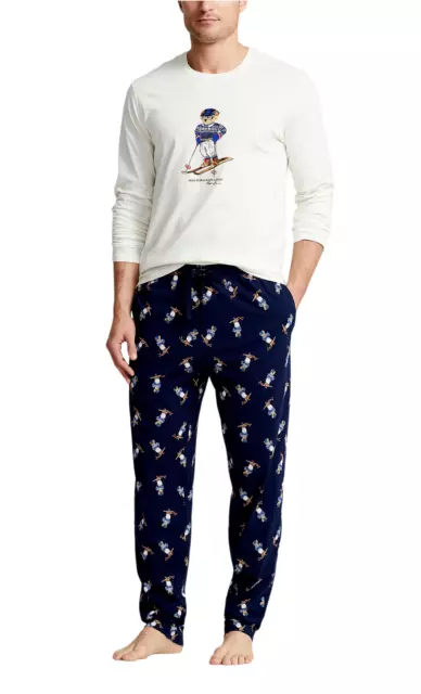 POLO RALPH LAUREN Men's Surfing Bear PJ Pajama Set Pants Bottoms Top Shirt  $59.99 - PicClick