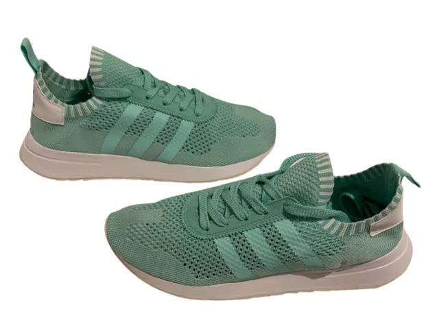 Adidas Womens Size 8.5 Originals FLB Flashback Running Mint Green Shoes BY2793