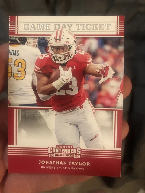 2020 Panini Contenders Draft Picks Jonathan Taylor RC Game Day Ticket #10