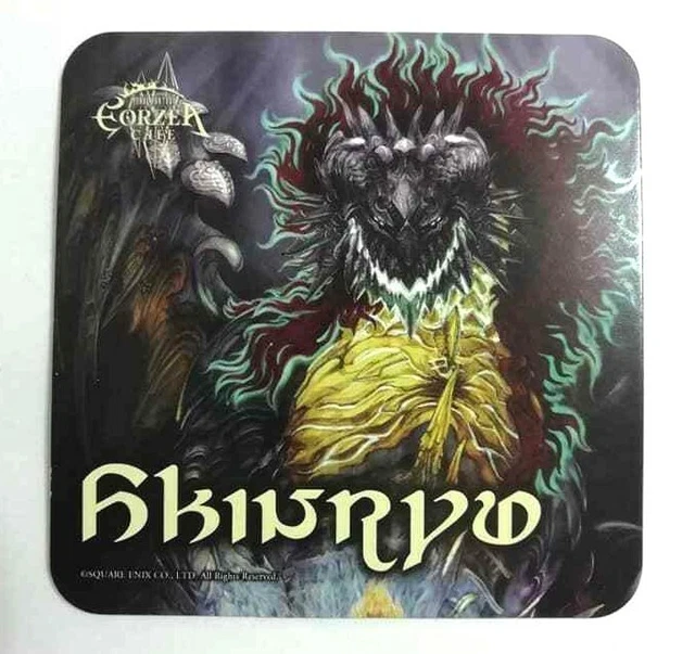 Coaster Final Fantasy XIV Primals Bahamut – Eorzea Cafe Square Enix – Édition Limitée