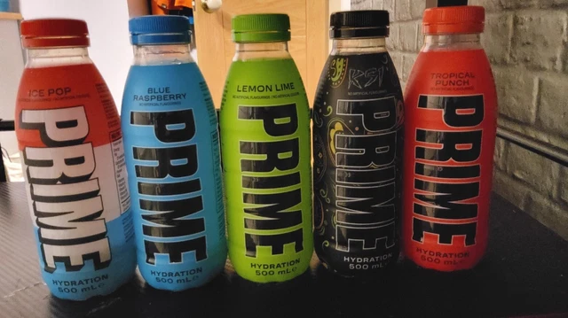 Prime (Ice Pop Blue Rasberry Lemon and Lime KSI Special Tropical Punch (Vuoto))