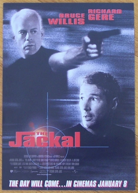 VINTAGE 1997 THE Jackal Bruce Willis Richard Gere Film Cinema Movie