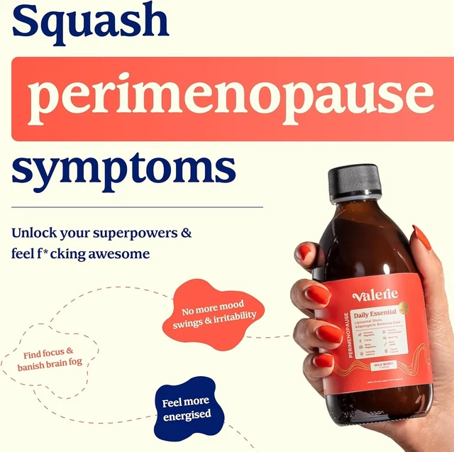 VALERIE ESSENTIAL LIPOSOMAL Liquid Shot Perimenopause Vitamin Hormone