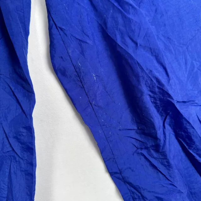 Vintage 80s Nike Track Pants Mens Medium M Blue Lightweight Parachute Athletic 2