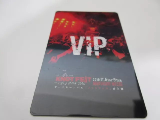 Slipknot Knotfest 2016 Japan Tour VIP Pass , Pass Case , Poster 3