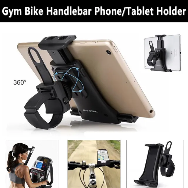 Bike Phone Holder Bicycle Handlebar Tablet Mount 360° Swivel Stand for iPad Hot
