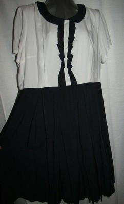 Liza Luxe navy and white knee length sailor dress, XXL
