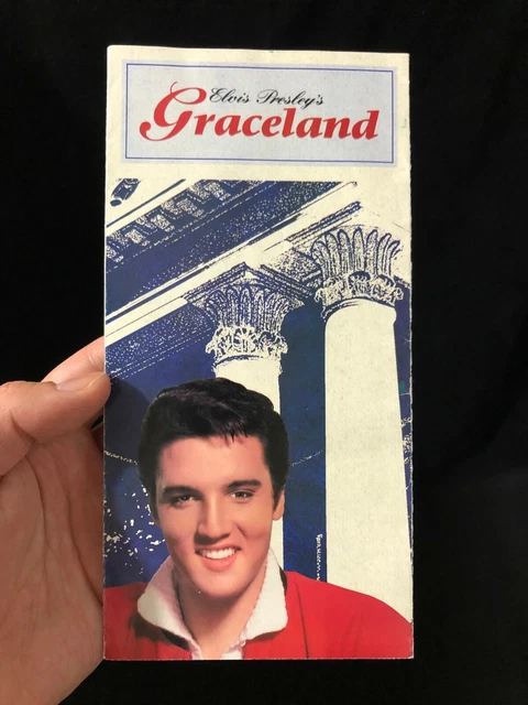 ELVIS PRESLEY GRACELAND Mansion Museum Tour brochure Memphis Tennessee ...
