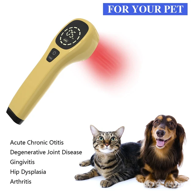Máquina de terapia láser suave LLT potente alivio del dolor con luz roja para mascotas/humanos