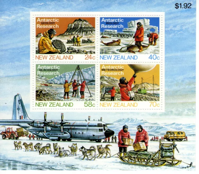 Neuseeland Block Antarctic Research von 1994 postfrisch