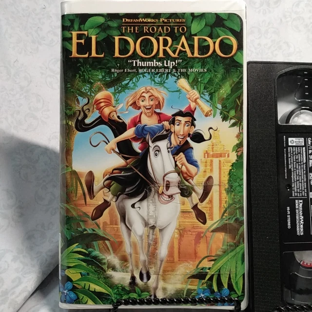 Opening To The Road To El Dorado 2000 Vhs THE ROAD TO El Dorado (VHS 2000) Clamshell Dreamworks Pictures £5.74
