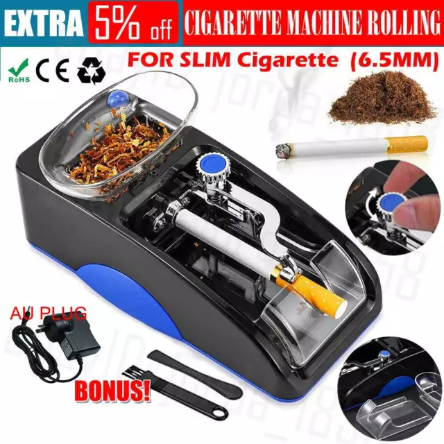 Automatic Cigarette Rolling Tobacco Maker Roller Injector Tube Machine 6.5mm