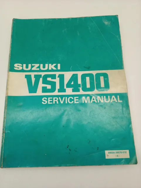 SERVICE MANUAL Lingua inglese SUZUKI VS1400 99500-39070-01E 1987