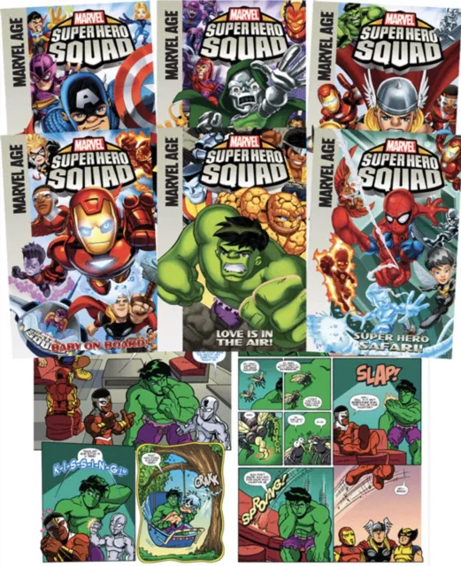 (G4) Marvel Super Hero Squad 6 Volume Set New Hardback Books