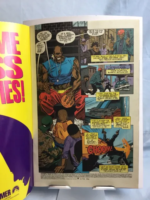 1993 DC Comics SUPERMAN THE MAN OF STEEL #22 Red Die Cut Cover & Bonus Poster 9